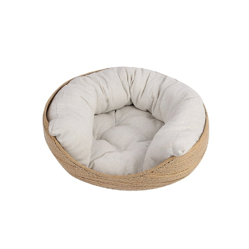 Woven Rattan Cat Nest