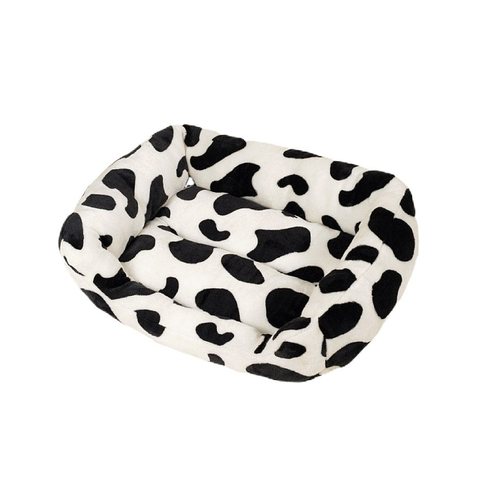Cow Print Cat Bed