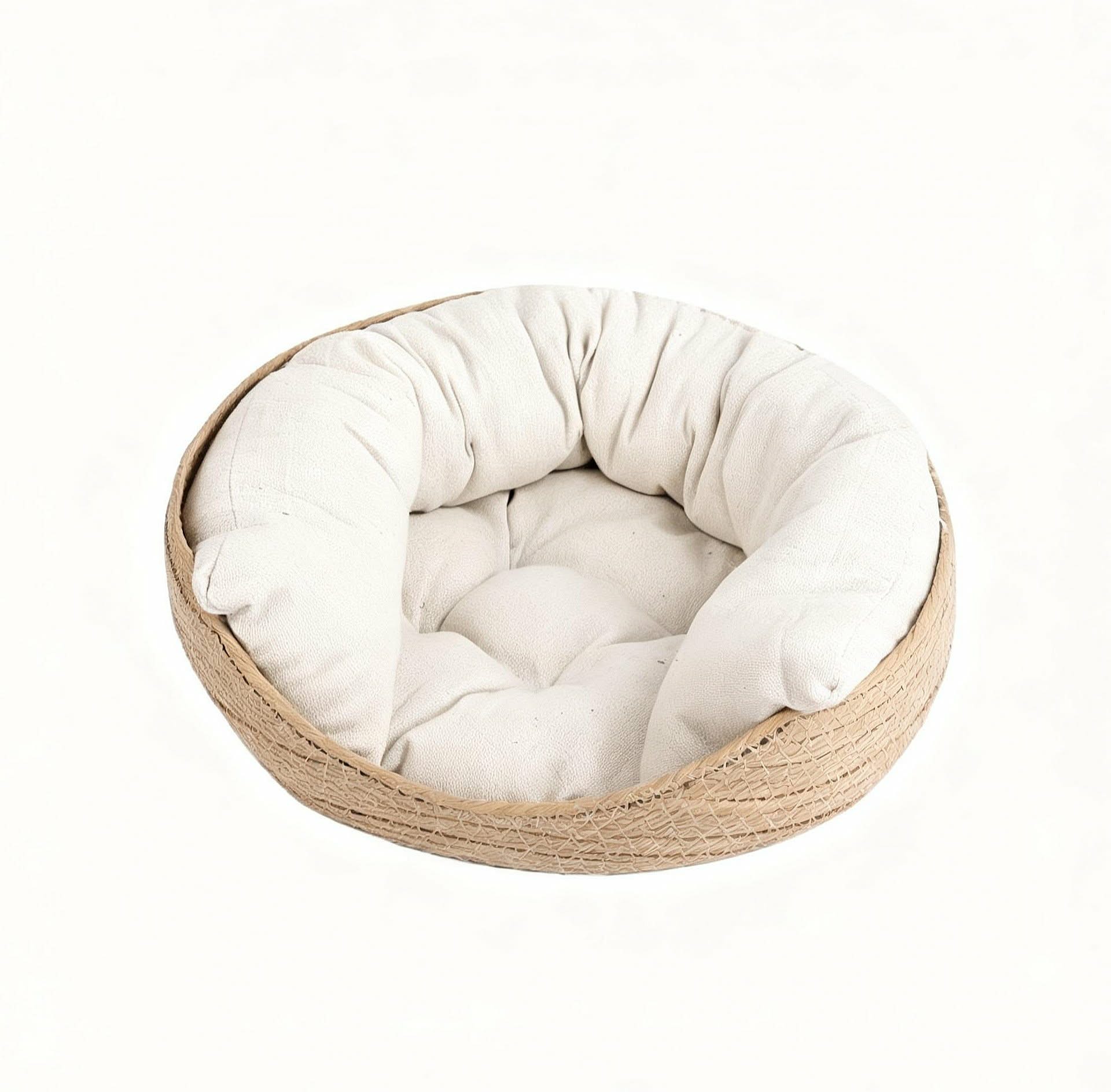 Woven Rattan Cat Nest